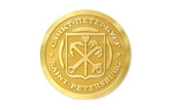 Шоколадные монеты 6г «Санкт-Петербург» в коробках по 500 штук, горький 60% какао