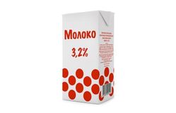 (М)(Ч/З) Молоко ультрапастеризованное 3.2% Молоком 1л ГОСТ 31450-2013, в упаковке по 12шт.