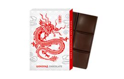 Шоколад 50г «Красный дракон» горький в картонной упаковке
