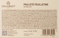 Callebaut – Paillete Feuilletine. Маленькие хрустящие кусочки легкого карамельного печенья. (M-7PAIL-E0-401) 2,5кг в коробке по 4шт