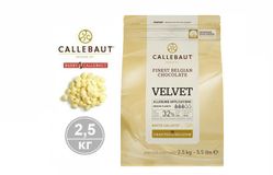 Callebaut - Белый шоколад (W3-RT-U71) с пониженным содержанием сахара 2,5кг