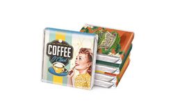 Шоколад коллекционный «Coffee Story» 250х5г молочный в коробках по 1000 штук