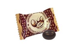 Кофейное зерно в шоколаде в инд.упаковке 2г стандартный дизайн, [коробка 2.5кг]