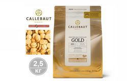 Callebaut - Шоколад GOLD с карамелью 30,4% какао CHK-R30GOLD-2B-U75 2,5кг в коробке по 4шт.