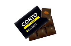 Шоколад 50г с миндалем в картонной упаковке с логотипом