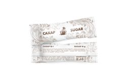 Сахар порционный стик 10г стандартный дизайн [коробка 10кг]