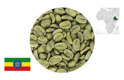 Кофе зеленый нежареный Arabica Ethiopia Djimmah (Арабика Джимма) Gr5 Natural