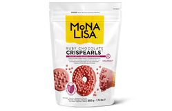 MoNA LISA – Шоколадные драже Crispearls™ RUBY (CHR-CC-2CRISE0-02B) из красных какао-бобов с хрустящим слоем внутри, 800г по 4шт в коробке