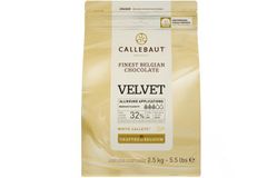 Callebaut - Белый шоколад (W3-RT-U71) с пониженным содержанием сахара 2,5кг