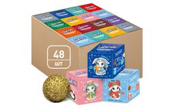 Шоколадные шары с маршмеллоу 28г «Crolchini» Зодиак в коробках по 48 штук