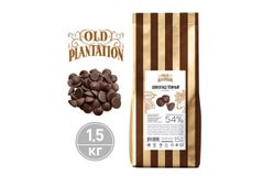 Шоколад темный в каплях, Old Plantation, 54% какао, в пакетах по 1,5кг