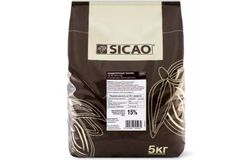 Sicao – Кондитерская глазурь термостабильная 15% какао Дропсы (ISD-DR-105U16-25B) 5кг