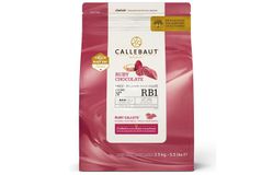 Callebaut - Шоколад "Ruby" (Руби) 47,3% какао CHR-R35RB1-E4-U70 2,5кг в коробке по 4шт.