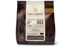 Callebaut - Шоколад темный 54,5% какао (811-E0-D94/811-RT-D94) 0,4кг