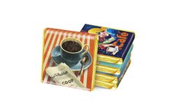 Шоколад коллекционный «Coffee Story» 250х5г горький в коробках по 1000 штук