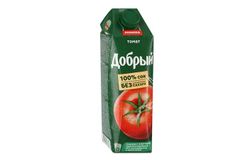 Сок Добрый томатный, 1л, Тетрапак [упаковка 12шт.]
