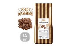 Шоколад молочный в каплях, Old Plantation, 33% какао, в пакетах по 1,5кг