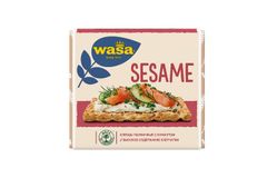 Хлебцы WASA пшеничные SESAME (КУНЖУТ) с кунжутом 200г, в коробке по 12шт.