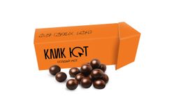 Кофейное зерно в шоколаде 25г в коробочке с логотипом клиента