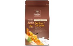 Barry Callebaut - Белый шоколад с карамелью 35% какао ZEPHYR CARAMEL CHK-N35ZECA-2B-U75 2,5кг в коробке по 4шт.