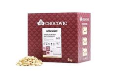 Chocovic - Шоколад белый Sebastian 34,1% какао-масла (CHW-S4CHVC-94B) 5кг в коробке по 3шт.