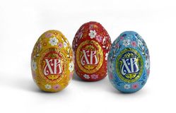 Пасхальные шоколадные яйца в тубах по 18 штук [ecom]