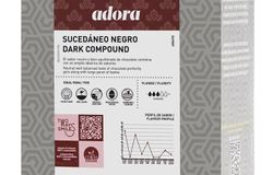 Chocovic - темная лауриновая глазурь Adora 14% какао (ISD-Q1CHVC-69B) 1,5кг в коробке по 8шт.