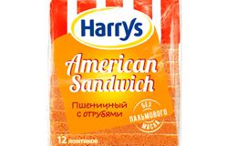 Harrys - хлеб сандвичный Харрис с отрубями 515г [коробка 10 штук]