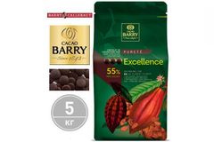 Cacao Barry – Темный шоколад 55% какао EXCELLENCE (CHD-R55EXEL-RT-U72) 5кг в коробке по 4шт.