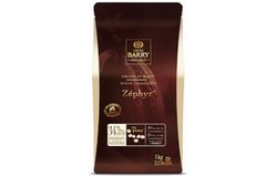 Barry Callebaut - Белый шоколад 34% какао Zephyr CHW-N34ZEPH-2B-U73 1кг в коробке по 6шт.