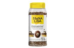 MoNA LISA – BRONZE METALLIC CHOCROCKS CHK-GL-22125E0-999 Кусочки темного шоколада с бронзовым напылением, банка 600г