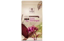СНЯТ С ПР-ВА! Barry Callebaut - Горький шоколад 70% какао Saint-Domingue CHD-Q70SDO-RT-U68 1кг в коробке по 6шт.