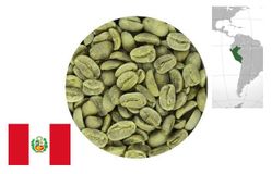 Кофе зеленый нежареный Arabica Peru Gr 1 (SHB) scr 16/18, washed