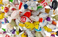 Карамель с логотипом заказчика 6г в упаковке «скрутка»