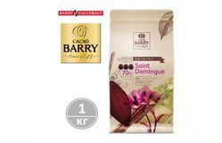 СНЯТ С ПР-ВА! Barry Callebaut - Горький шоколад 70% какао Saint-Domingue CHD-Q70SDO-RT-U68 1кг в коробке по 6шт.