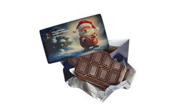 Шоколад с логотипом клиента 27г