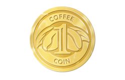 Шоколадные монеты «Coffee Coin», молочный шоколад, золотая фольга, в коробке по 500шт