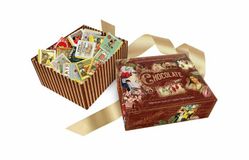 Подарочный набор «Old Chocolate Brands Collection» из 30 шоколадок 5г, горький 60%