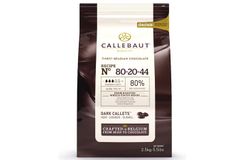 Callebaut - Шоколад темный 80,1% какао POWER80 (80-20-44-RT-U71) с натуральной ванилью сорта Bourbon 2,5кг по 8шт в коробке
