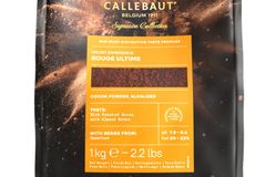 Callebaut – 100% Какао-порошок Velvet Rouge Ultime (DCP-20VERUL-89B) алкализованный с повышенным содержанием жира, 1кг