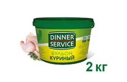 DINNER SERVICE – Бульон куриный PREMIUM сухой в пластиковых банках по 2кг