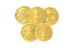 Шоколадные монеты 6г «Футбол» в коробках по 500 штук