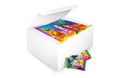 HALLS – Карамель леденцовая COLORS АССОРТИ в инд.уп. [в коробке 5 пакетов по 25 леденцов]