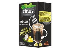 ZINUS –  Бананово-кокосовый напиток «BARISTA» 1,0л в упаковке по 12шт.