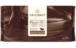 Callebaut - Шоколад молочный 33,9% какао БЕЗ САХАРА (MALCHOC-M-123) блок 5кг по 5шт в коробке