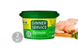 DINNER SERVICE – Бульон куриный PREMIUM (Халяль) сухой в пластиковых банках по 2кг