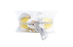 Шоколадные монеты 6г в упаковке «подушка» по 20шт [120г] с логотипом заказчика 