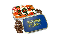 Кедровый орех в шоколаде 62г в жестяной банке с прямой печатью
