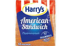 Harrys - хлеб сандвичный Харрис пшеничный 470г в коробке 10 штук