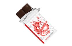 Шоколад 50г «Красный дракон» горький в картонной упаковке